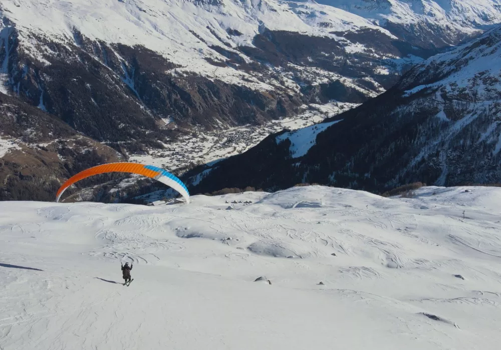 Parapente à Evolène